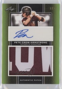2019 Leaf Perfect Game National Showcase /25 Pete Crow-Armstrong Patch Auto