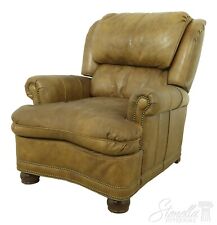 F54402EC: HANCOCK & MOORE Worn Leather Reclining Chair
