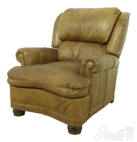 F54402EC: HANCOCK & MOORE Worn Leather Reclining Chair Cover