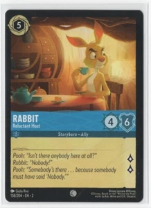Disney Lorcana Floodborn Rabbit 158/204 común sin lámina - Imagen 1 de 2