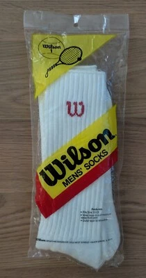 Calcetines de Colección Años 80 Wilson Para Hombre Rojo Orlon W 10-13 Sin Stock Foto 1 de 4