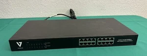 V7 PEGS 16-portowy POE GIGABITOWY PRZEŁĄCZNIK ETHERNETOWY - Zdjęcie 1 z 2