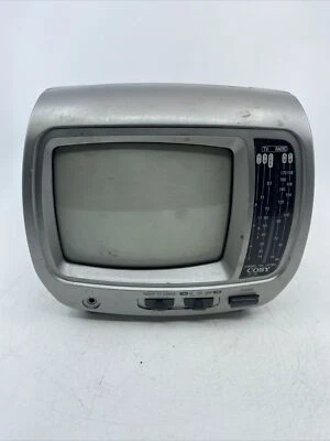Coby CX-TV6 5" Black and White 480i CRT Television Vintage Not Tested - Image 1 of 4