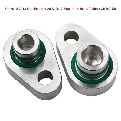 2X For 2010-2018 Ford Explorer 2007-2017 Expedition Rear AC Block Off A/C Kit Foto 1 de 4