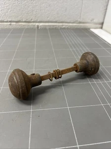 JUEGO DE MANIJAS DE PUERTA DE LATÓN VINTAGE VICTORIANAS 1800 HARDWARE MANIJAS CERRADURA - Imagen 1 de 4