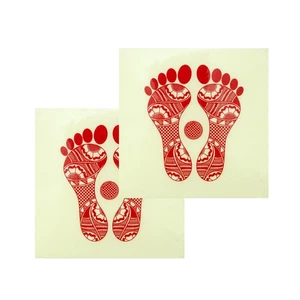 Traditional Lord Laxmi Charan Paduka Sticker For Puja & Home Pack of 2 - Picture 1 of 4