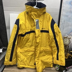 Henri Lloyd TP1 Segeljacke Large Herren Hartschale wasserdicht Kapuze gelb - Bild 1 von 11