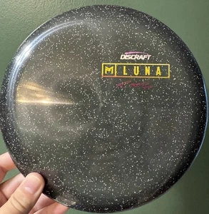 Discraft Sparkle Z Luna - Paul McBeth - Disco Golf Putter Negro/Humo 173-174g - Imagen 1 de 5