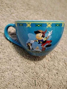 Disney Store Pinocchio Figaro Cleo Coffee Soup Mug Cup Oversized New - Picture 1 of 4