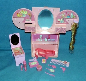 BARBIE; SECRET VANITY / PURSE PLAYSET FOR 12" DOLL - 1988 - MATTEL - USED - Picture 1 of 7