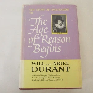 Age of Reason Story of Civilization Will Durant Ariel History Volume 7 VII - Foto 1 di 10