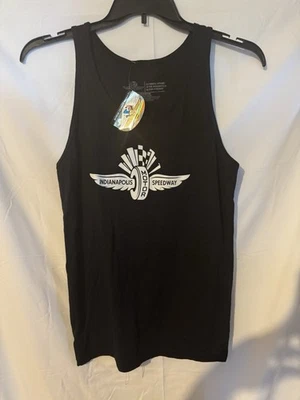 Camisa Indianapolis Motor Speedway Pequeña Negra Brezo Tanque IMS Indycar Indy Foto 1 de 4