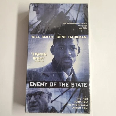 Enemy of the State (VHS, 1999) Will Smith Gene Hackman 90's Action Thriller 📼 - Image 1 of 3