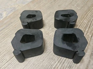 1992-1996 Ford F-150 F-250 F-250 F-350 Bronco Fender To Hood Rubber Bumpers OEM - Picture 1 of 6