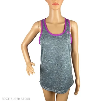 Adidas Climalite Gray Purple Racerback CrossFit Gym Running Tank Top Size Small - Image 1 of 4