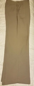 CLAIBORNE KHAKI beige tan flat front MENS DRESS PANTS 34X32 regular fit  - Picture 1 of 5