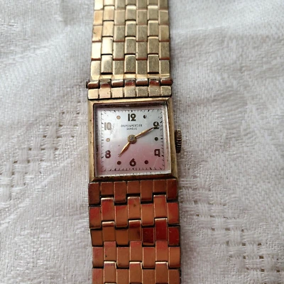 Vintage Baume & Mercier Ladies Watch Dorsons 12K Gold-Filled Band - Image 1 of 4