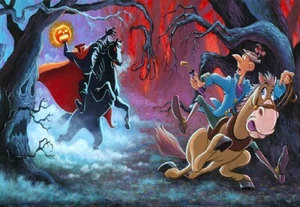 KOPFLOSER REITER Foto Magnet @ 3"x5" - Bild 1 von 3