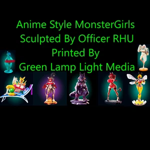 Anime Model Kits of Mythical Monster Cryptid Ladies Artist Proof Fantasy Figures - Picture 1 of 15