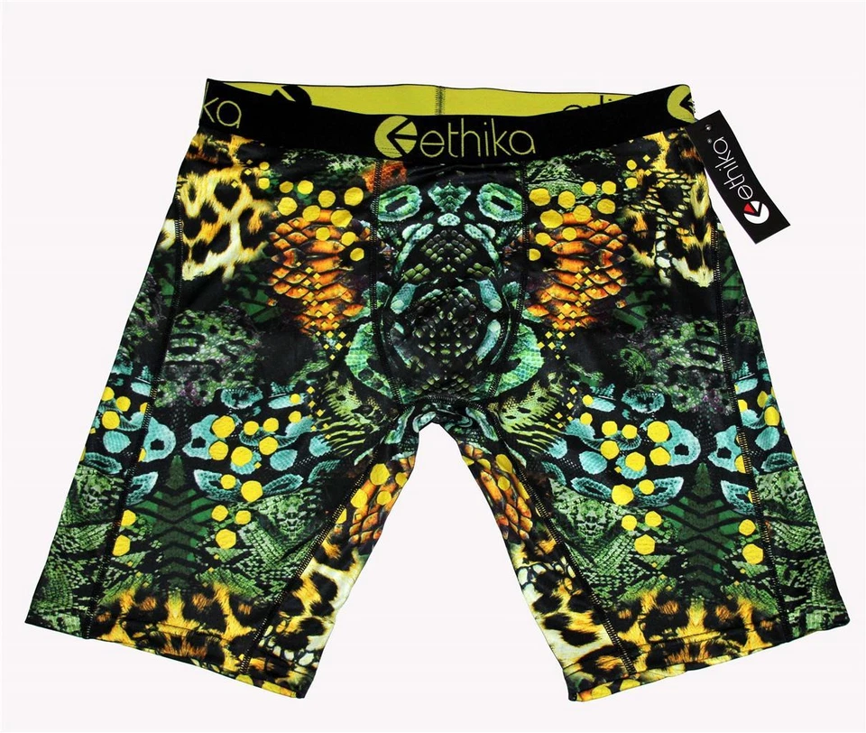 Ethika Staple Skinner Two PYTHON Snake Bold Colors Long Boxer Briefs NWT Mns HTF - Image 1 of 1
