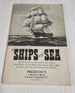 VTG 1960's Catalog~"PRESTON'S Prints and Pictures of SHIPS & SEA"~ - Picture 1 of 6