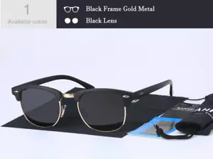 Occhiali da sole Banned polarizzati uomo donna marca classica moda retrò - modello 004 - Foto 1 di 2