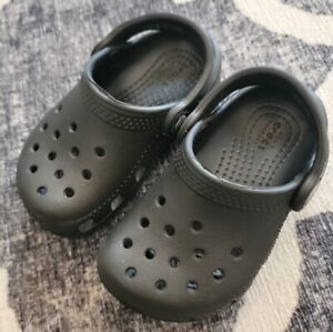 Black Crocs Toddler Size 6