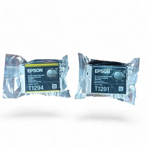 Epson Tinte T1294 und T1291 Schwarz Gelb Neu OVP - Bild 1 von 5