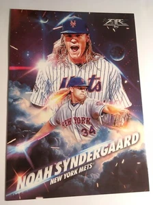 2017 Topps Fire Fired Up Jumbo 5x7 Noah Syndergaard Mets F4 #’d 03/49 - Picture 1 of 1