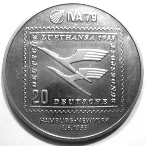 INTERNATIONALE VERKEHRS-AUSSTELLUNG HAMBURG 1979 - MEDAILLE - 38 MM - 22 GRAMM - Bild 1 von 2