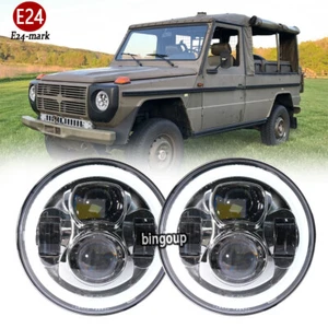 E24-Nummer 7 Zoll 12V 24V LED Scheinwerfer für G-Klasse 250 GD Wolf W460 W461 - Bild 1 von 6