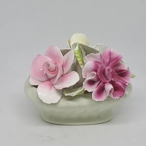 Thorley English Bone China Three Flower Bouquet Staffordshire England- Read - Picture 1 of 7