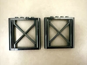 2x LEGO 64448 6 x 5 Black girder Gate Fence - Picture 1 of 1