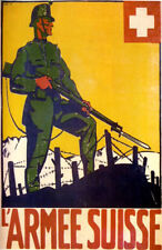 Nice SWISS Military Poster WW 1