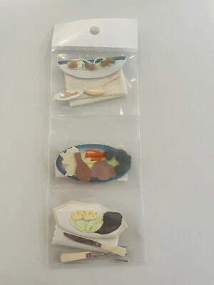 RARO PROTOTIPO Jolee's Cena Pasta Pollo Cuchillo Tenedor Plato Pegatina EK Éxito Foto 1 de 2