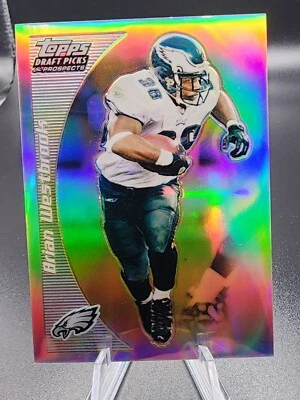 2005 Topps Draft Picks Chrome Gold Refractor #53 Brian Westbrook /199 Eagles - Image 1 of 4