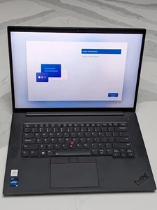 Lenovo Thinkpad P1 Gen 5 4K Touch 64GB 2TB i9-12900H Win11 RTX A5500 16GB WRNTY - Picture 1 of 16