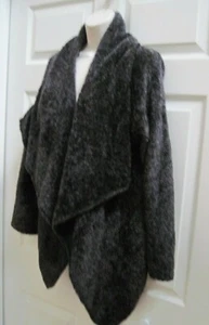 Suéter tejido gris oscuro Carraig Donn para mujer L cálido y sumamente acogedor frente abierto - Imagen 1 de 12
