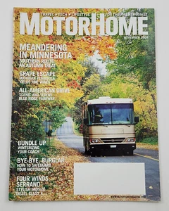 Motorhome Magazine November 2009 Four Winds Serrano 31Z Minnesota Winterizing - Imagen 1 de 5