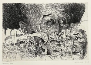 Sergio AQUINDO - Multiples of Harry. 2009. Eau-forte originale, signée - Picture 1 of 2