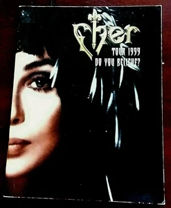 CHER "DO YOU BELIEVE?" TOUR 1999 CONCERT PROGRAM 10x13 w/Fashion by Bob Mackie - Picture 1 of 5