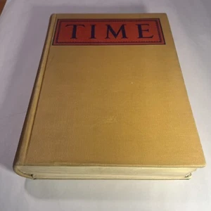 Time Magazine Bound Hardcover Book Vol 60 Year 1952 October November December - Picture 1 of 22