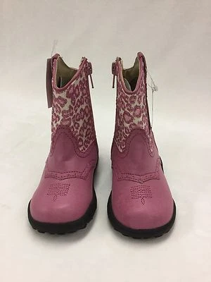 Botas Roper Rosa Leopardo Brillo Infantil Niñas Foto 1 de 2