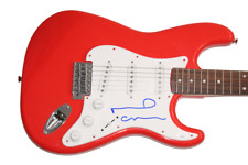 Noel Gallagher Oasis Signed Autograph Red Fender Electric Guitar Rare w/ JSA COA