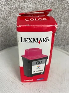 Vintage Lexmark Samsung Compaq Genuine 80 Color Print Ink Cartridge - Picture 1 of 12