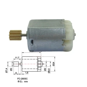 FC-280SC Mirror Electric Folding Motor 12V Auto Car Door Lock Rear-view Actuator - Picture 1 of 4