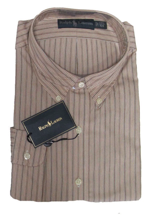 $165 Polo Ralph Lauren Para Hombres Calce Clásico Abotonado Poni Logo Azul Camisa de Vestir  Foto 1 de 1