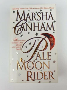 Novela romántica Pale Moon Rider de Marsha Canham (libro de bolsillo, 1999) - Imagen 1 de 8