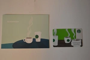 Starbucks Geschenkkarte 2012 grüne Punkt Tasse Dampf Heiß Kaffee Jubel Urlaub mit Ärmel - Bild 1 von 3