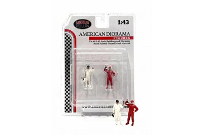 Juego de figuras diorama americano escala 1:43 Racing Legends años 2000 1,5" alto 76452 Foto 1 de 2